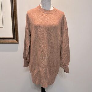 Topshop oversized dusty rose sweater L